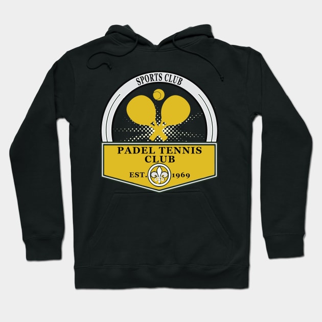 Padel Tennis Club Hoodie by wiswisna